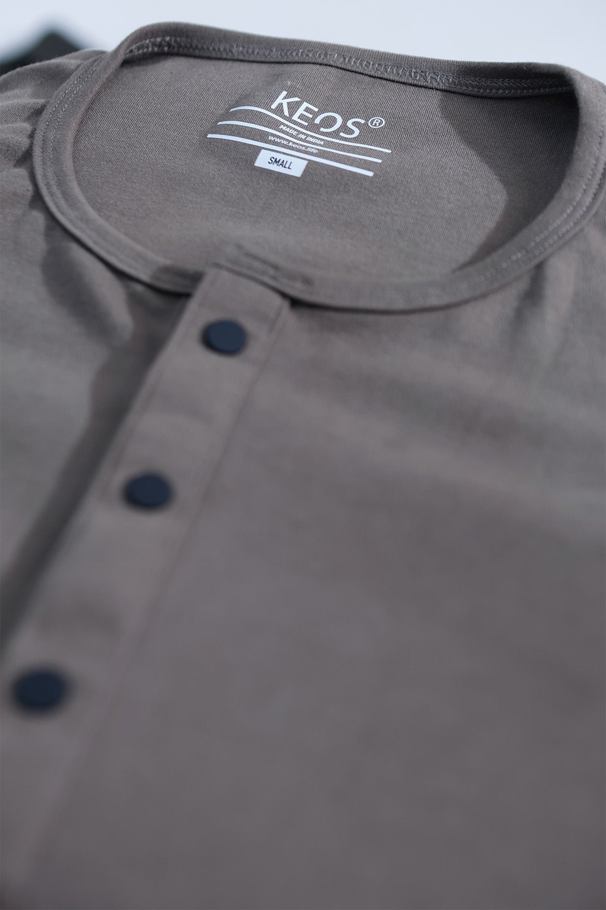 Men's Henley Shirt - Sand Dune - keos.life