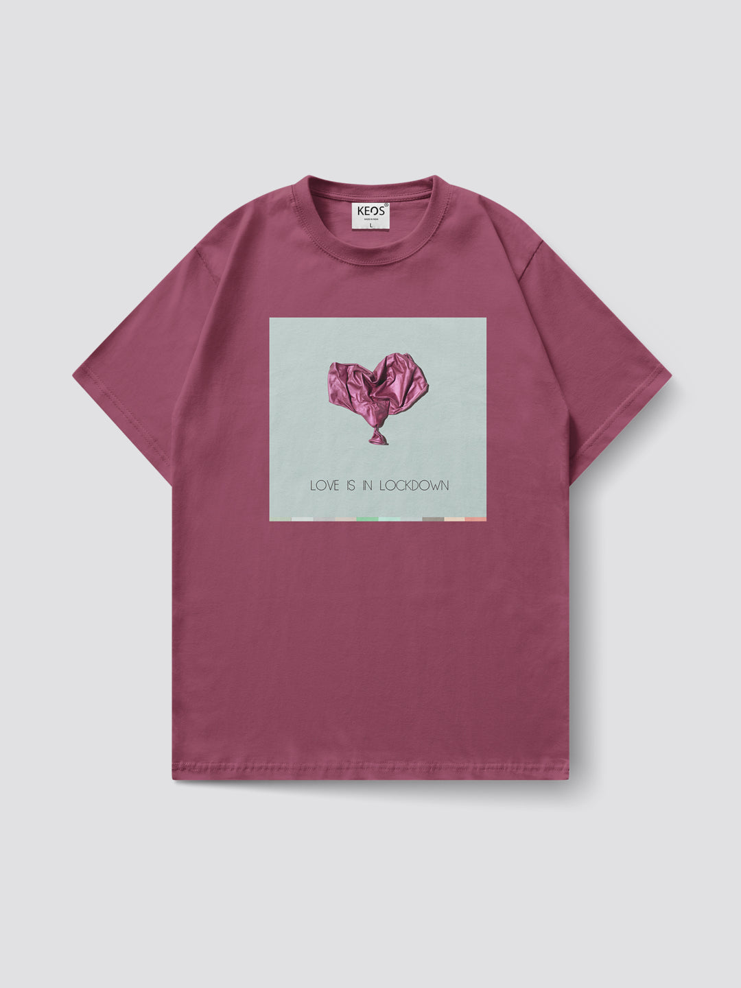 Organic Cotton Graphic T-Shirt – Love is in Lockdown | Regular Fit