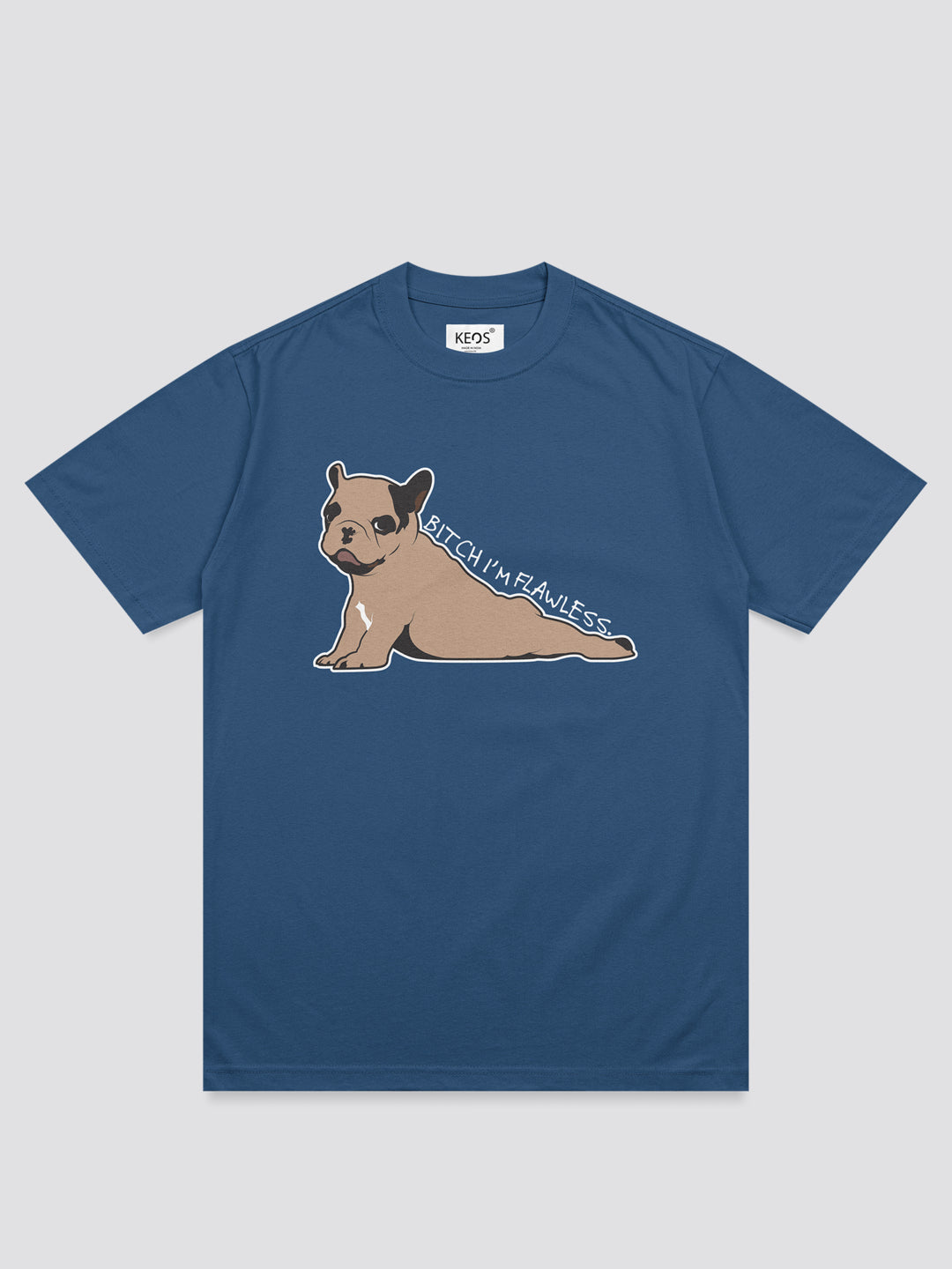Organic Cotton Graphic T-Shirt – “Bitch I’m Flawless.” | Regular Fit