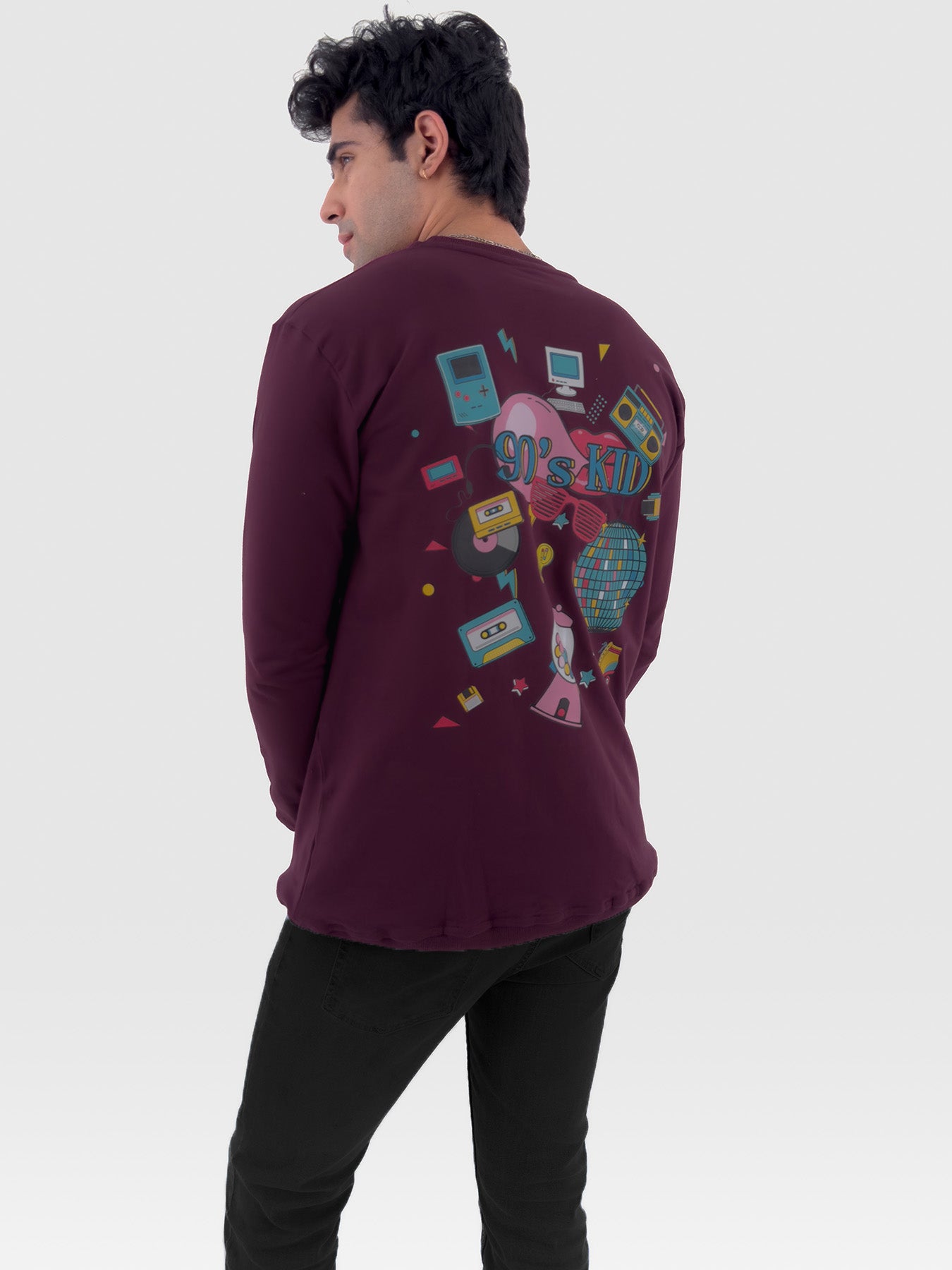90's Kid Graphic Sweatshirt - keos.life