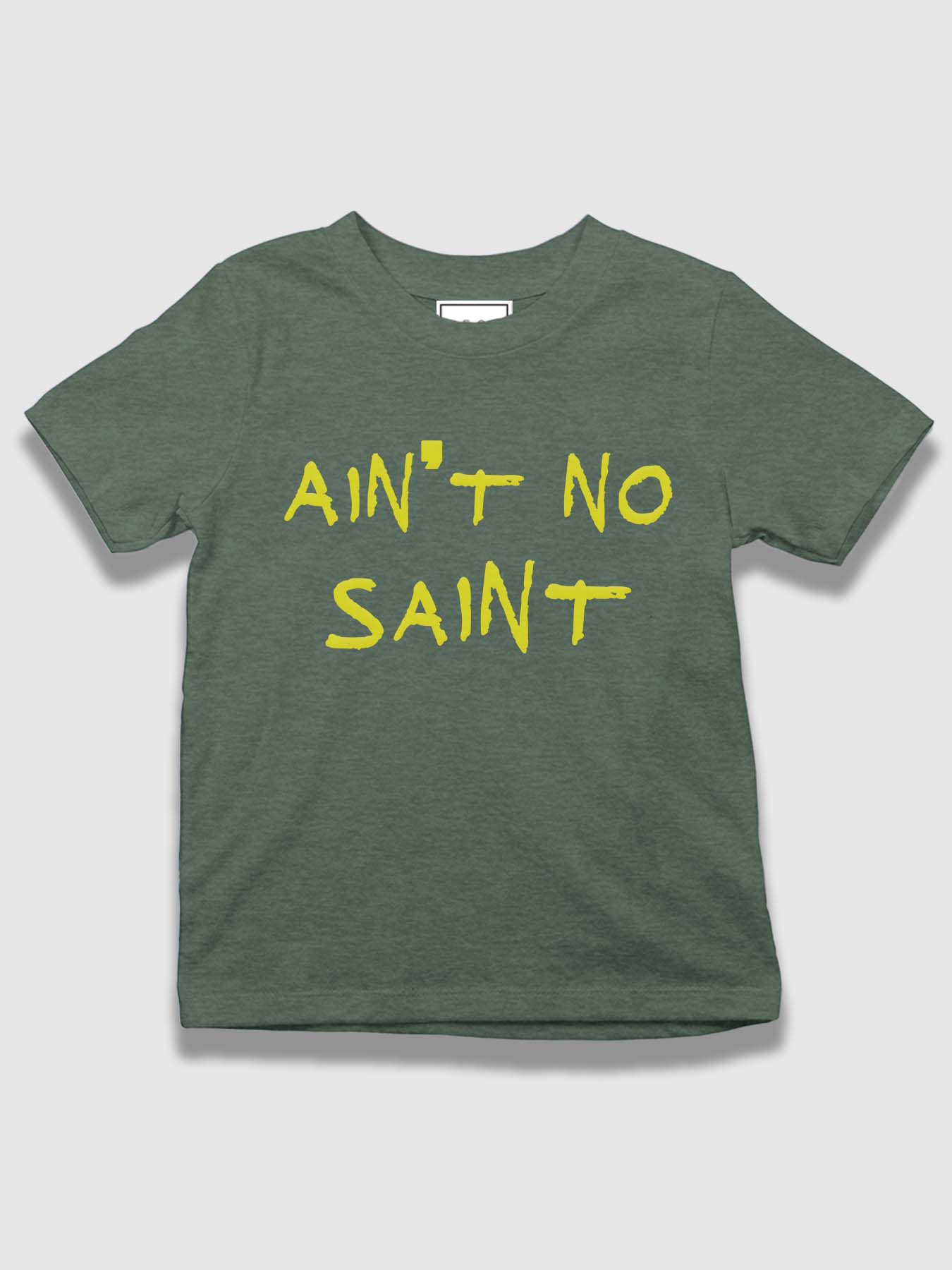 mini Ain't No Saint Organic Cotton T-shirt - keos.life