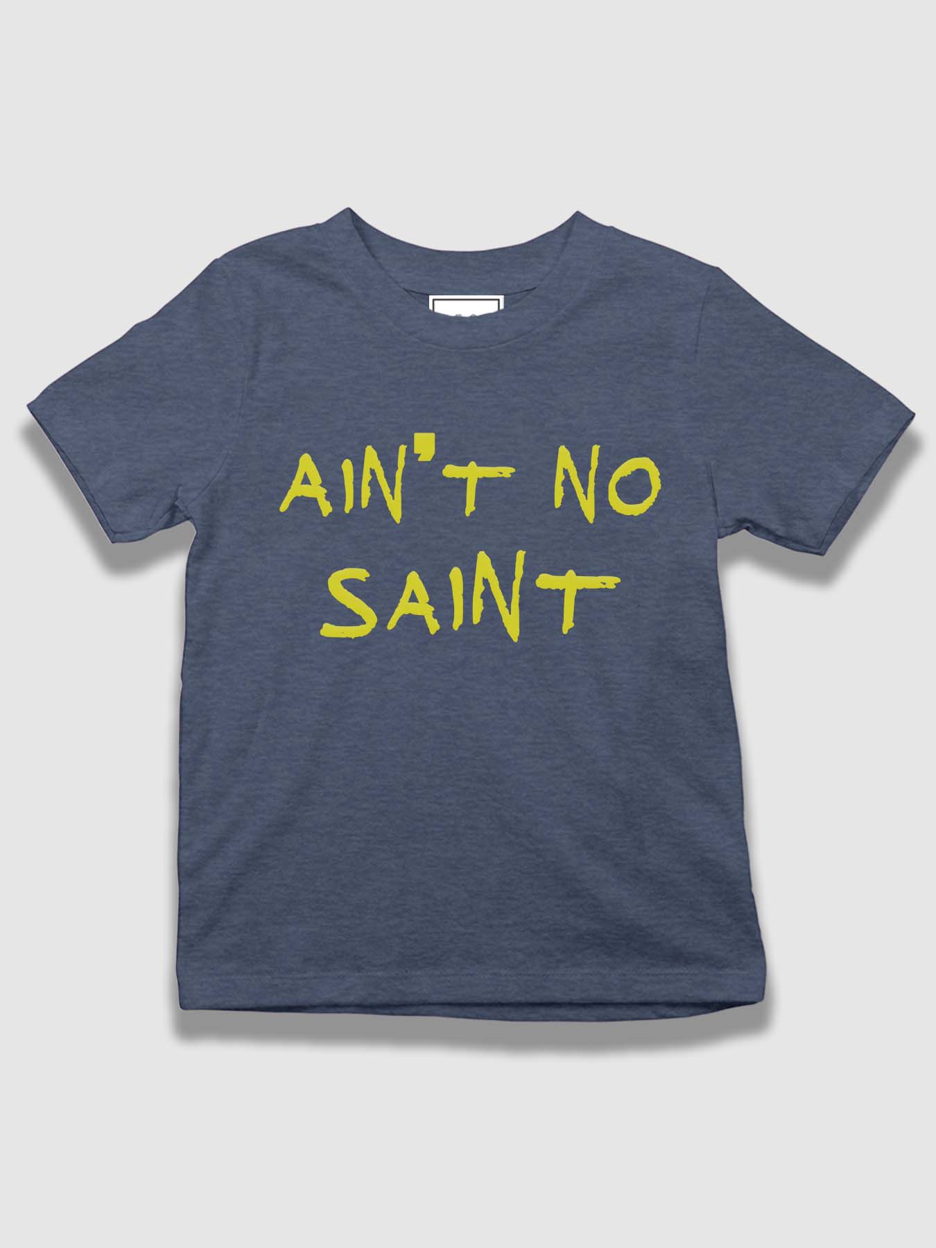 mini Ain't No Saint Organic Cotton T-shirt - keos.life