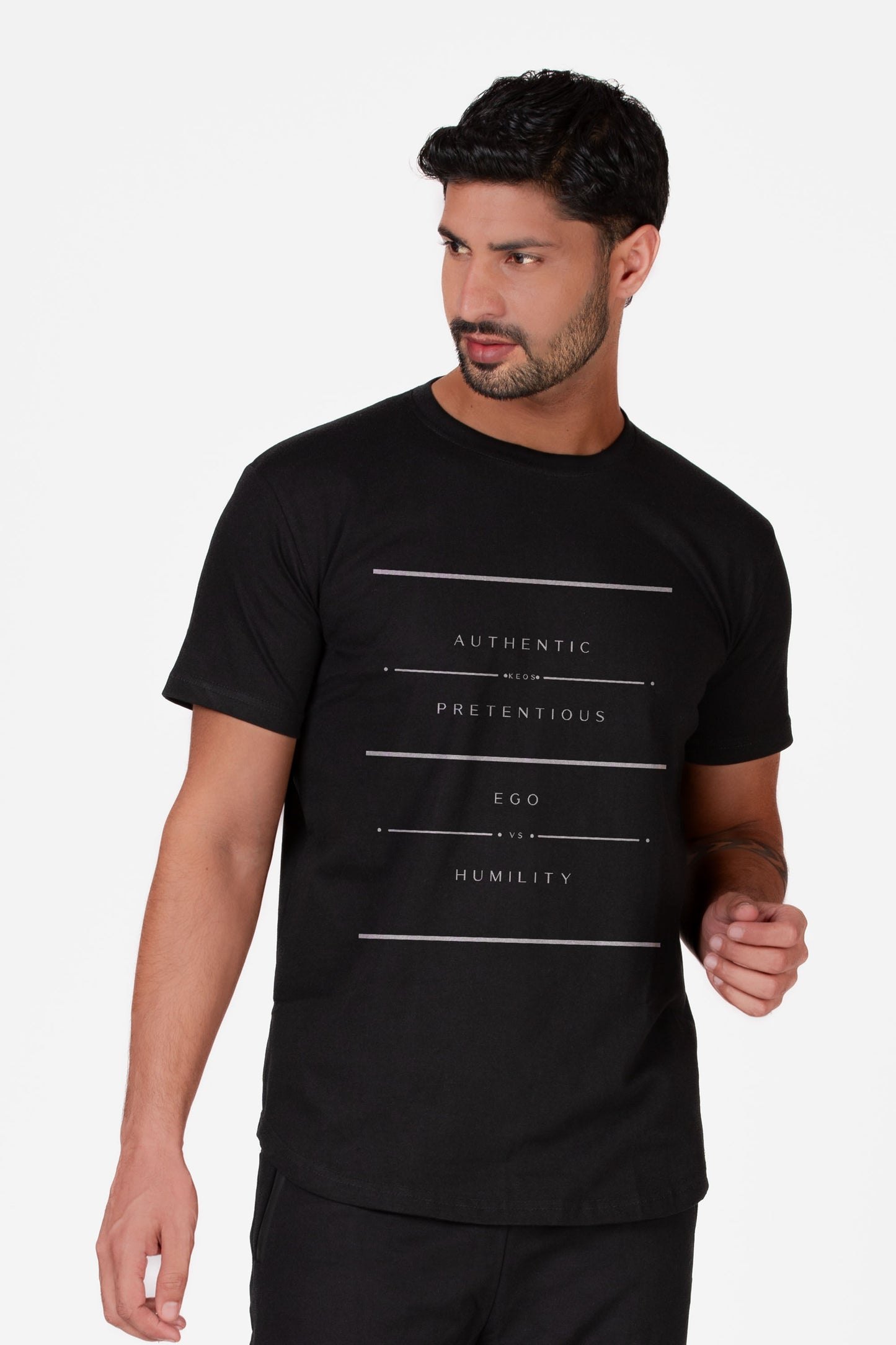 Longline Authentic Organic Cotton T-shirt - keos.life
