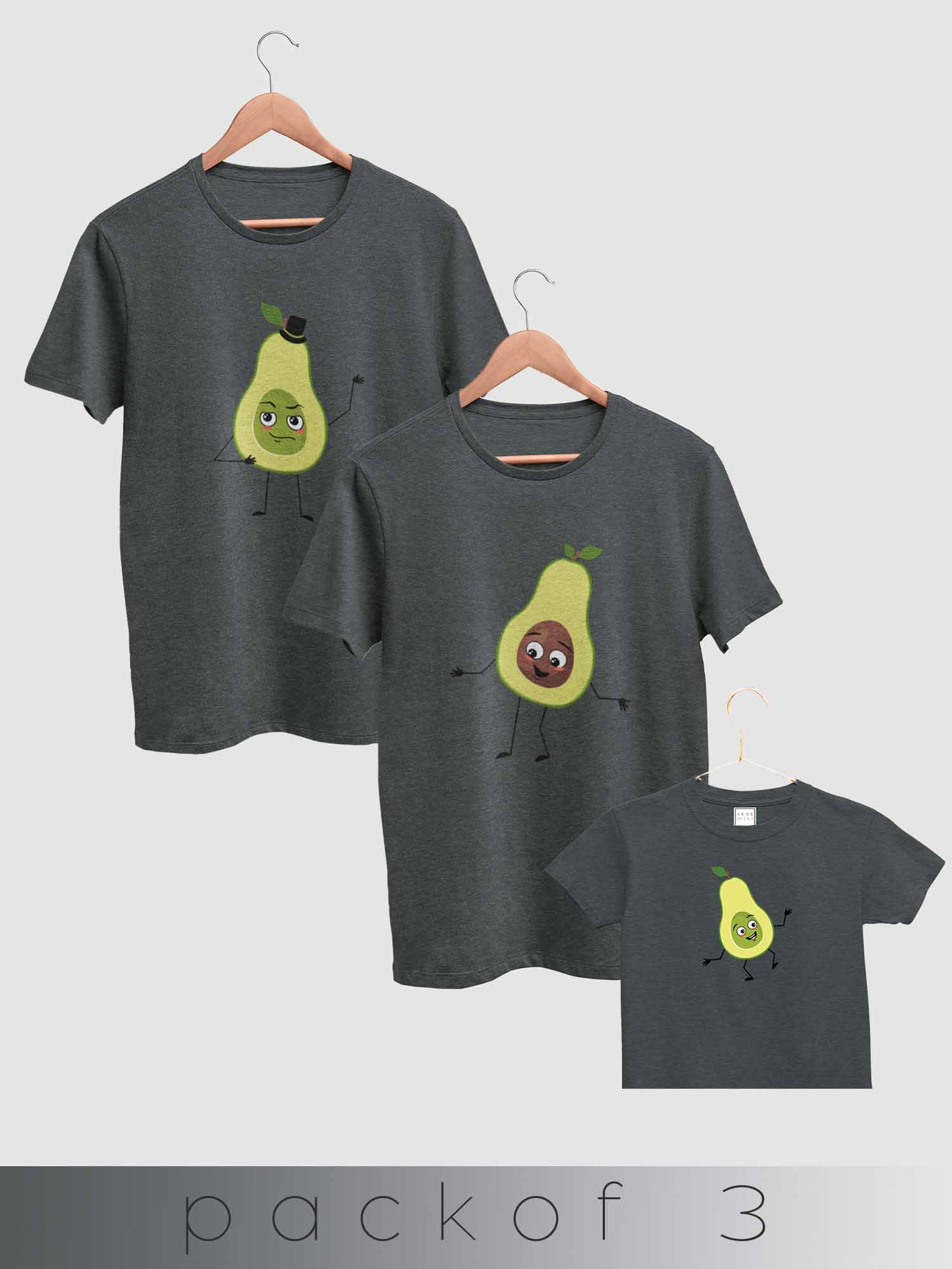 mini & Me Avocado Family - Pack of 3 - keos.life