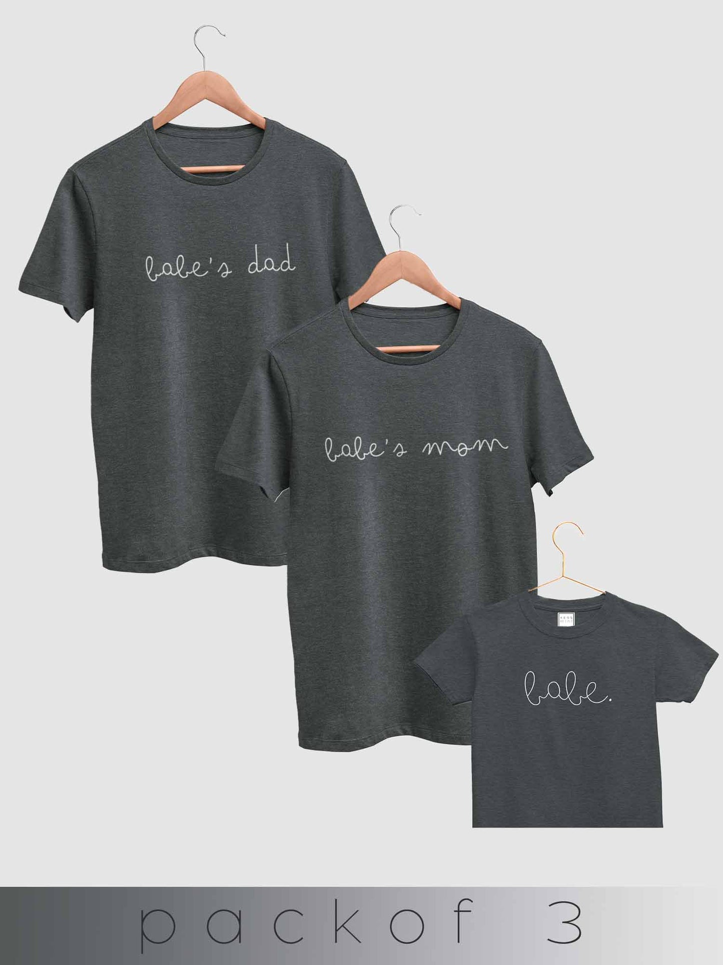 mini & Me Babe's Family - Pack of 3 - keos.life