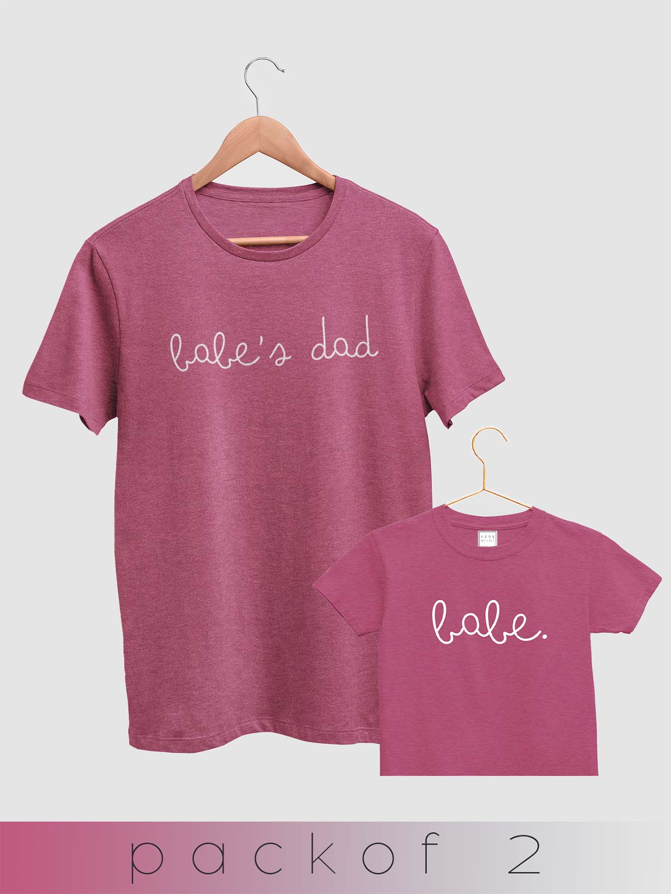 Mini & Me Babes Dad - Pack of 2 - keos.life