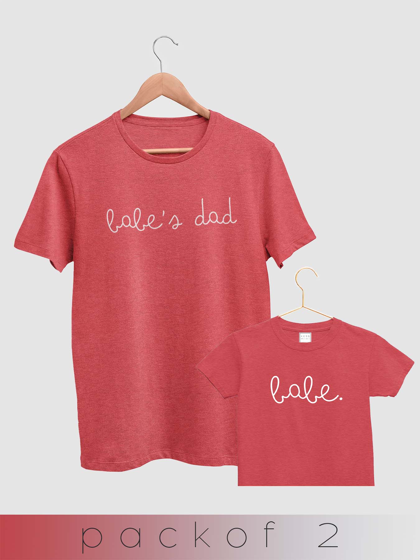 Mini & Me Babes Dad - Pack of 2 - keos.life