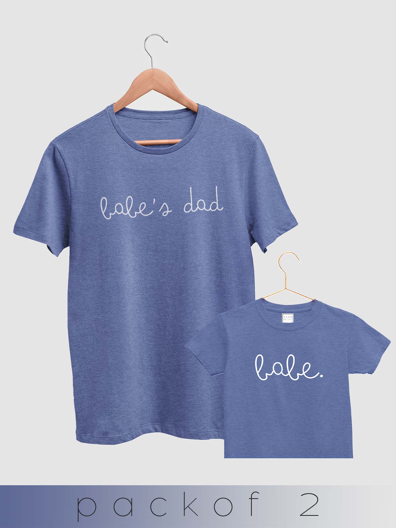 Mini & Me Babes Dad - Pack of 2 - keos.life