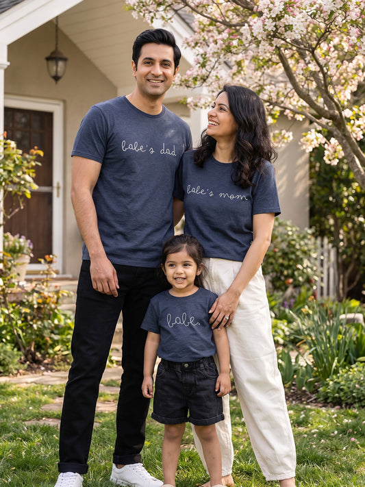 mini & Me Matching T-Shirts – “Babe’s Family” (Pack of 3) 3120