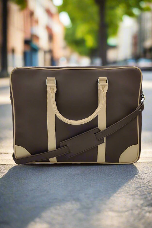 Unisex Coco Brown Classic Messenger Bag - keos.life