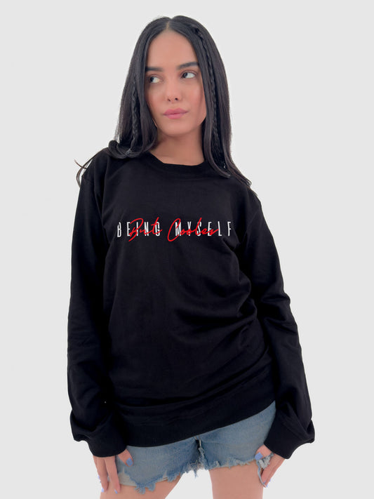 Being Cooler Printed Sweatshirt - keos.life