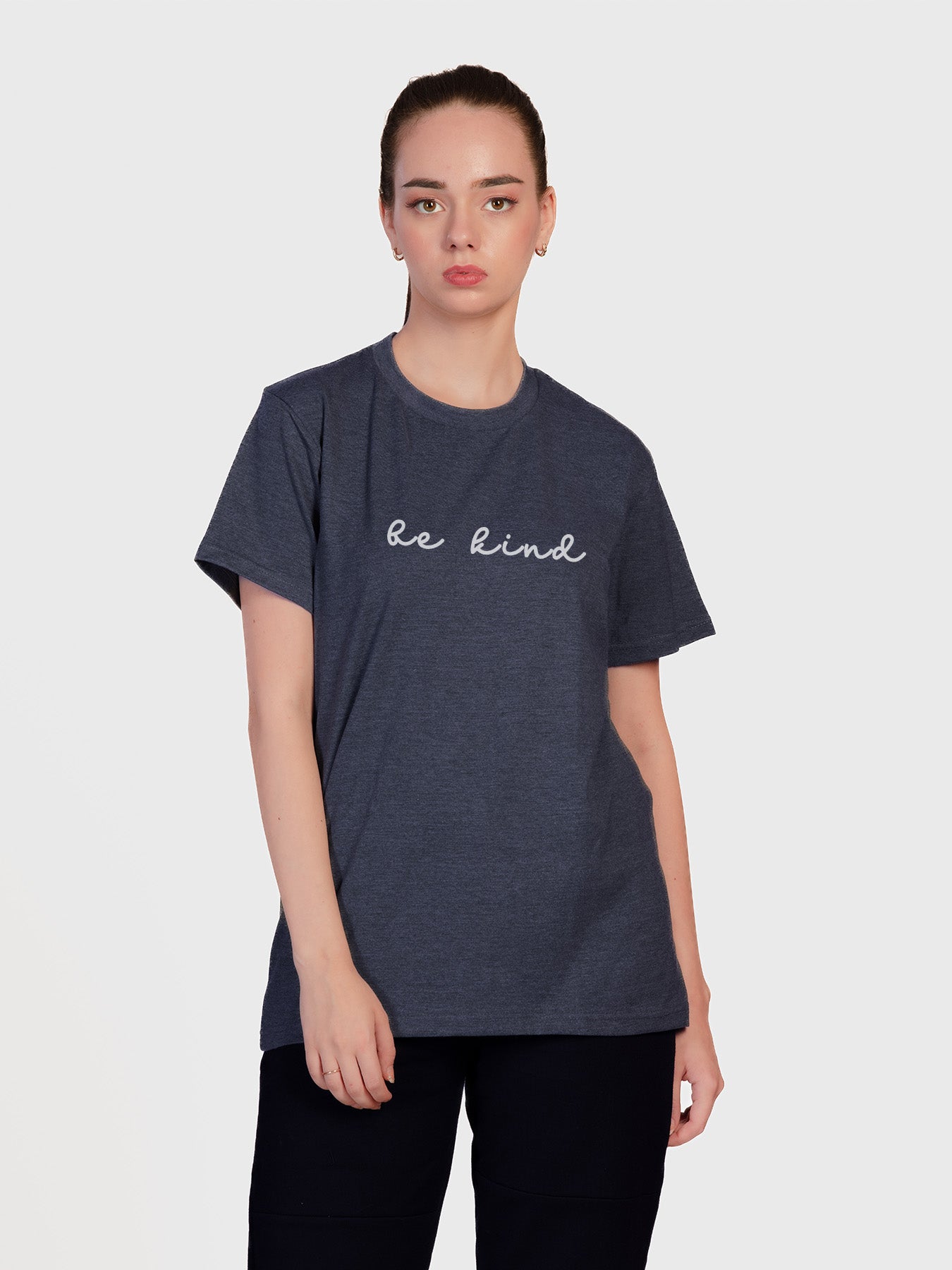 Organic Cotton Graphic T-Shirt – Be Kind | Regular Fit