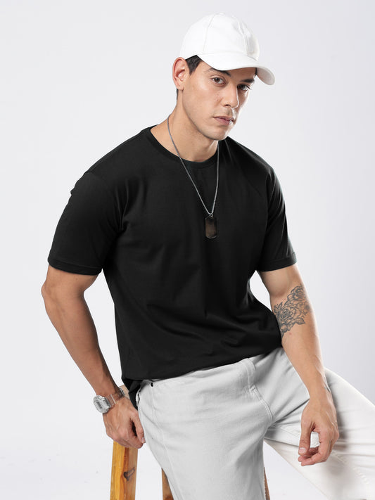 Organic Cotton Essential T-shirt - Black | Regular Fit