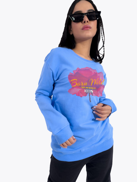 Graphic Sweatshirt - Born Wild