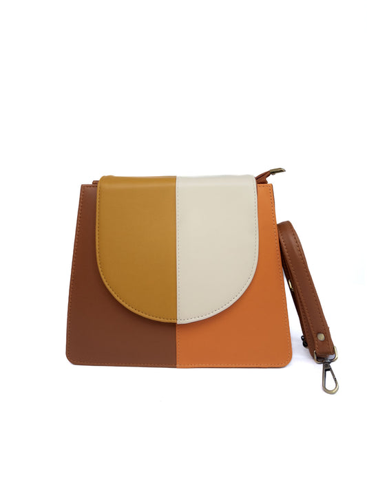 Colour Block Sling Bag - keos.life