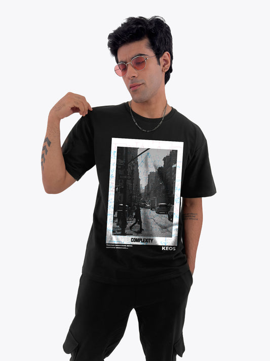 Organic Cotton Graphic T-Shirt – Complexity | Oversized Fit