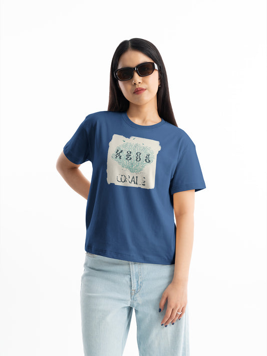Organic Cotton Graphic T-Shirt – Corals | Regular Fit