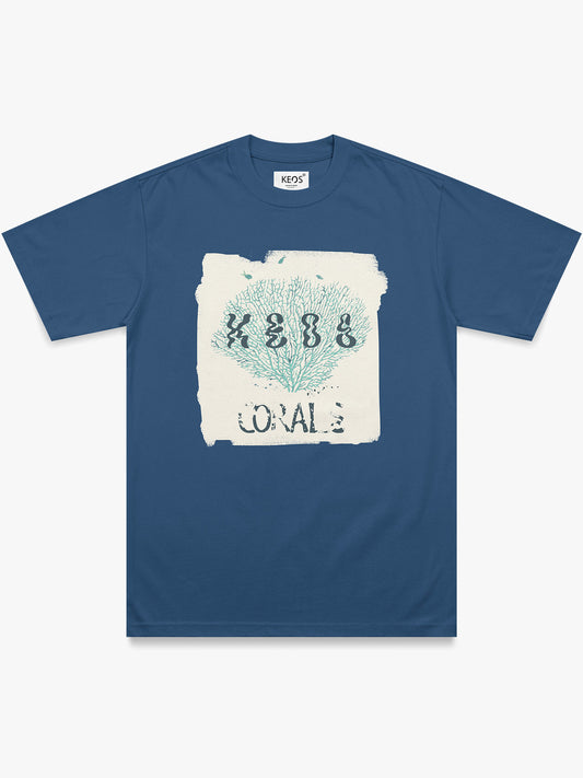 Organic Cotton Graphic T-Shirt – Corals | Regular Fit