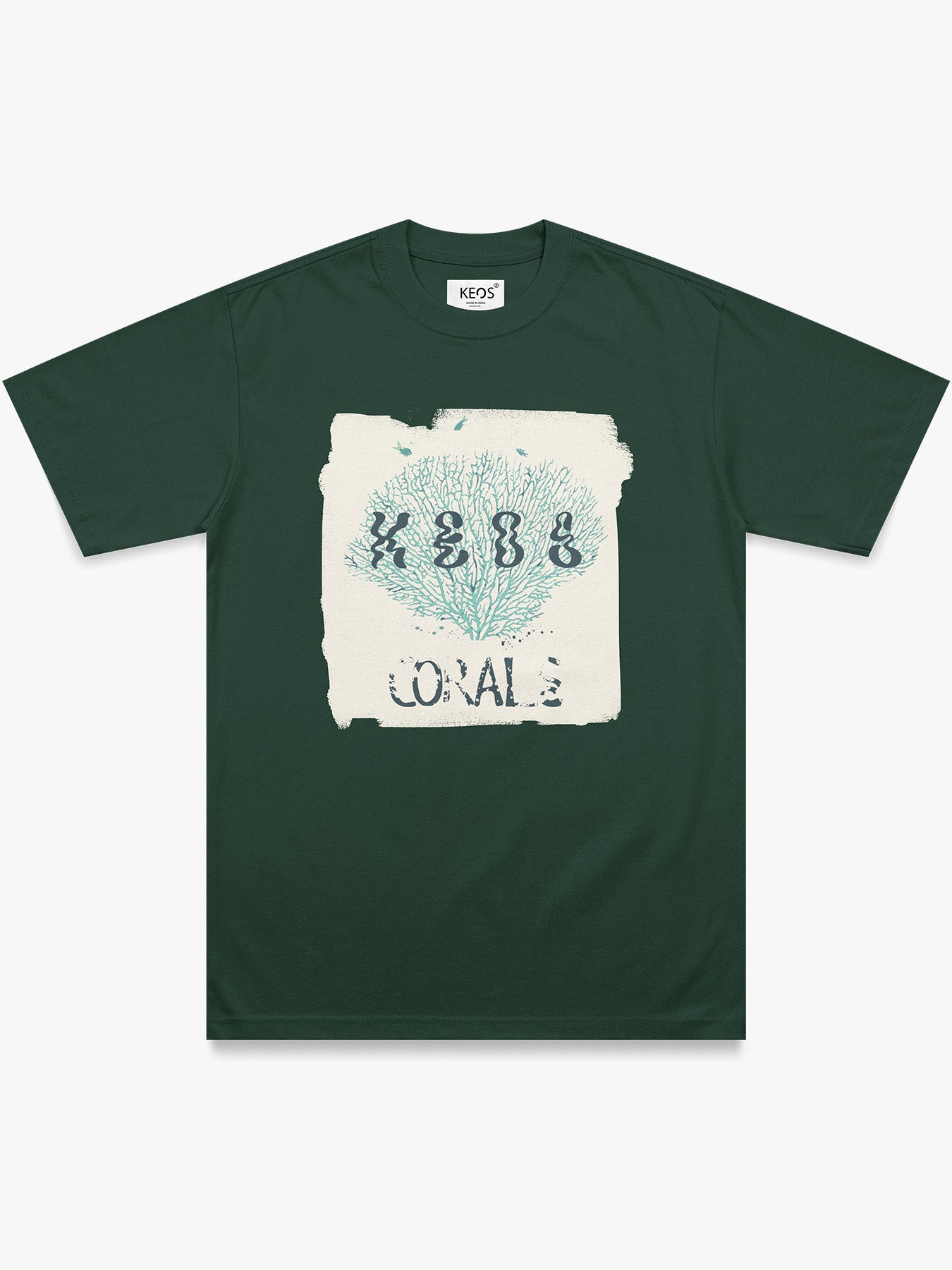 Organic Cotton Graphic T-Shirt – Corals | Regular Fit