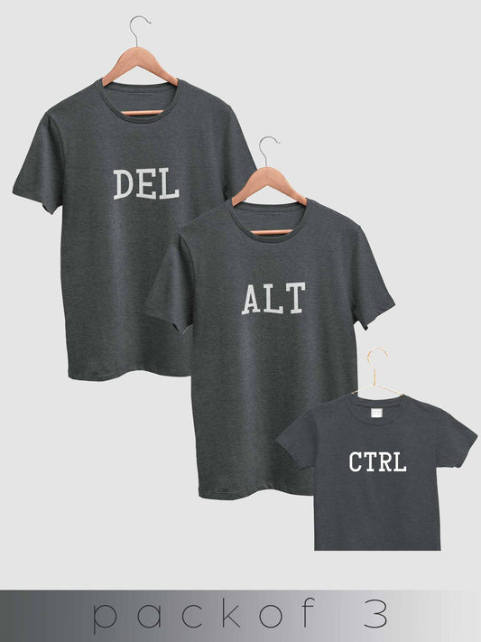 mini & Me Ctrl Alt Del - Pack of 3 - keos.life