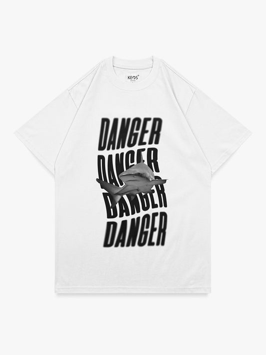 Organic Cotton Graphic T-Shirt – Danger | Regular Fit