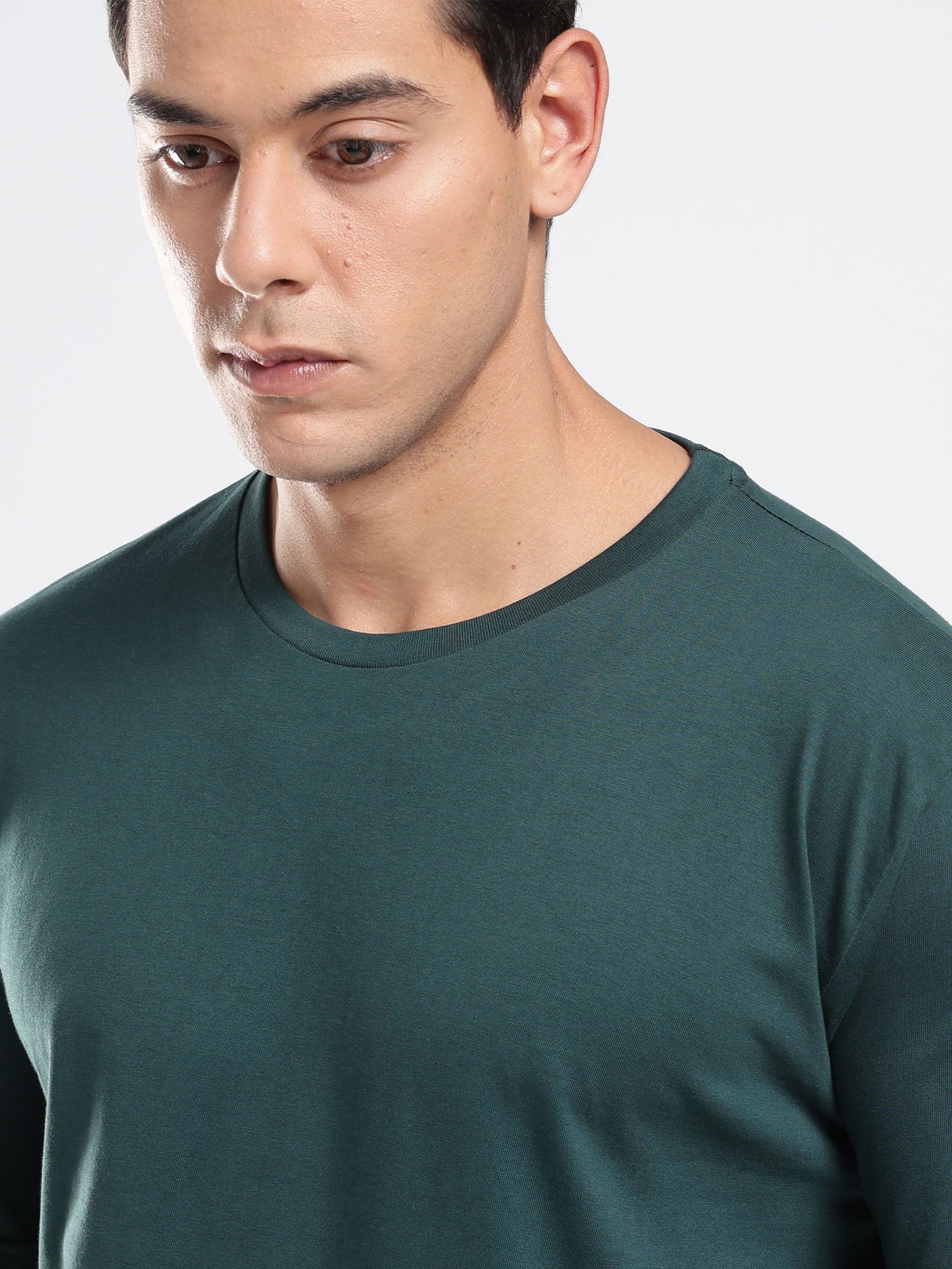 Organic Cotton Essential T-shirt - Dark Green | Regular Fit