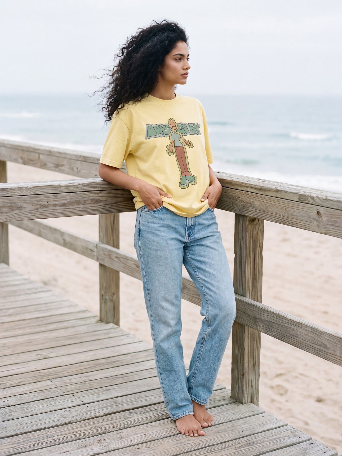 Unisex Butter Cotton Graphic T-Shirt – “Days Go By” | Regular Fit