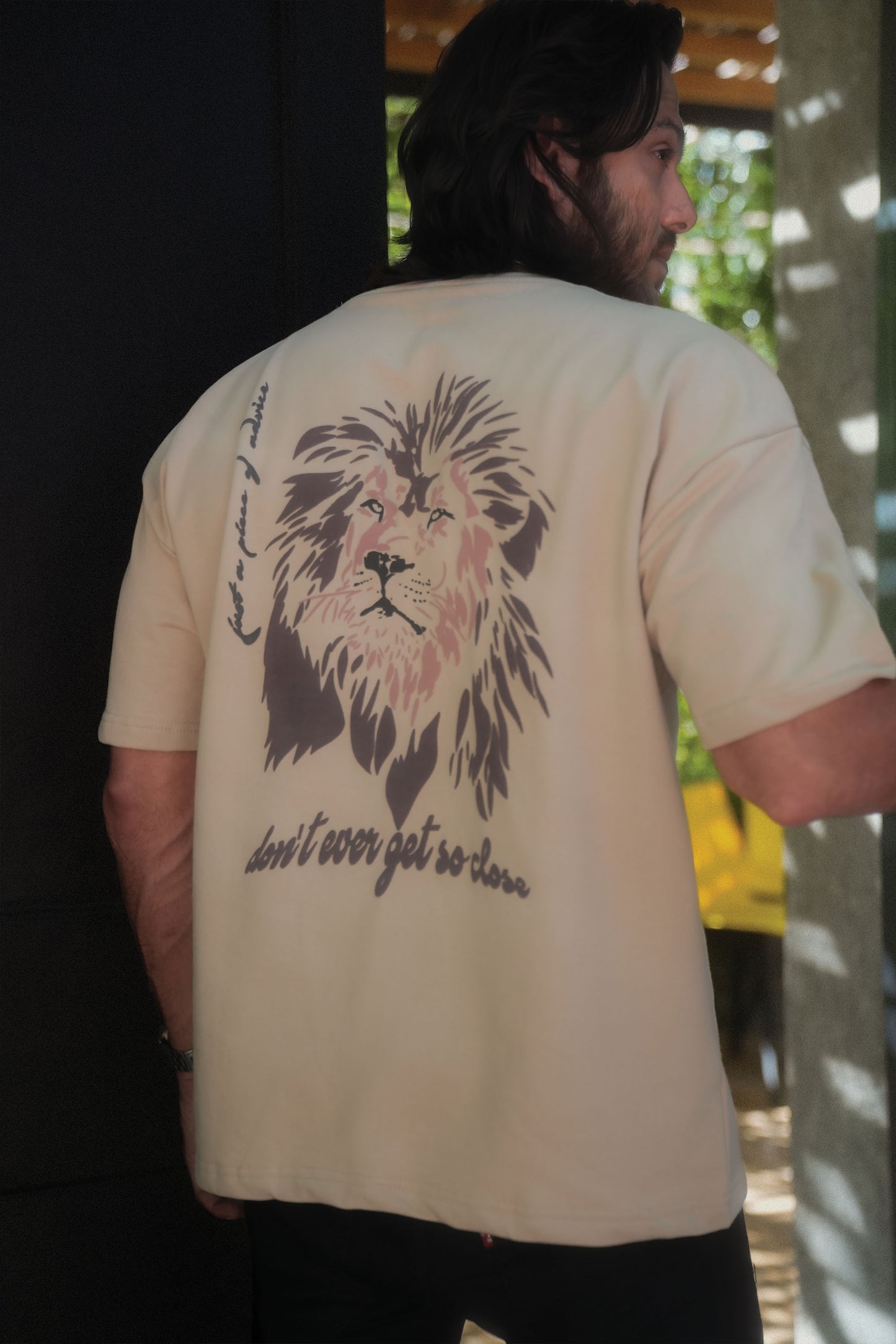 Don't Ever Premium French Terry Oversized Graphic T-shirt