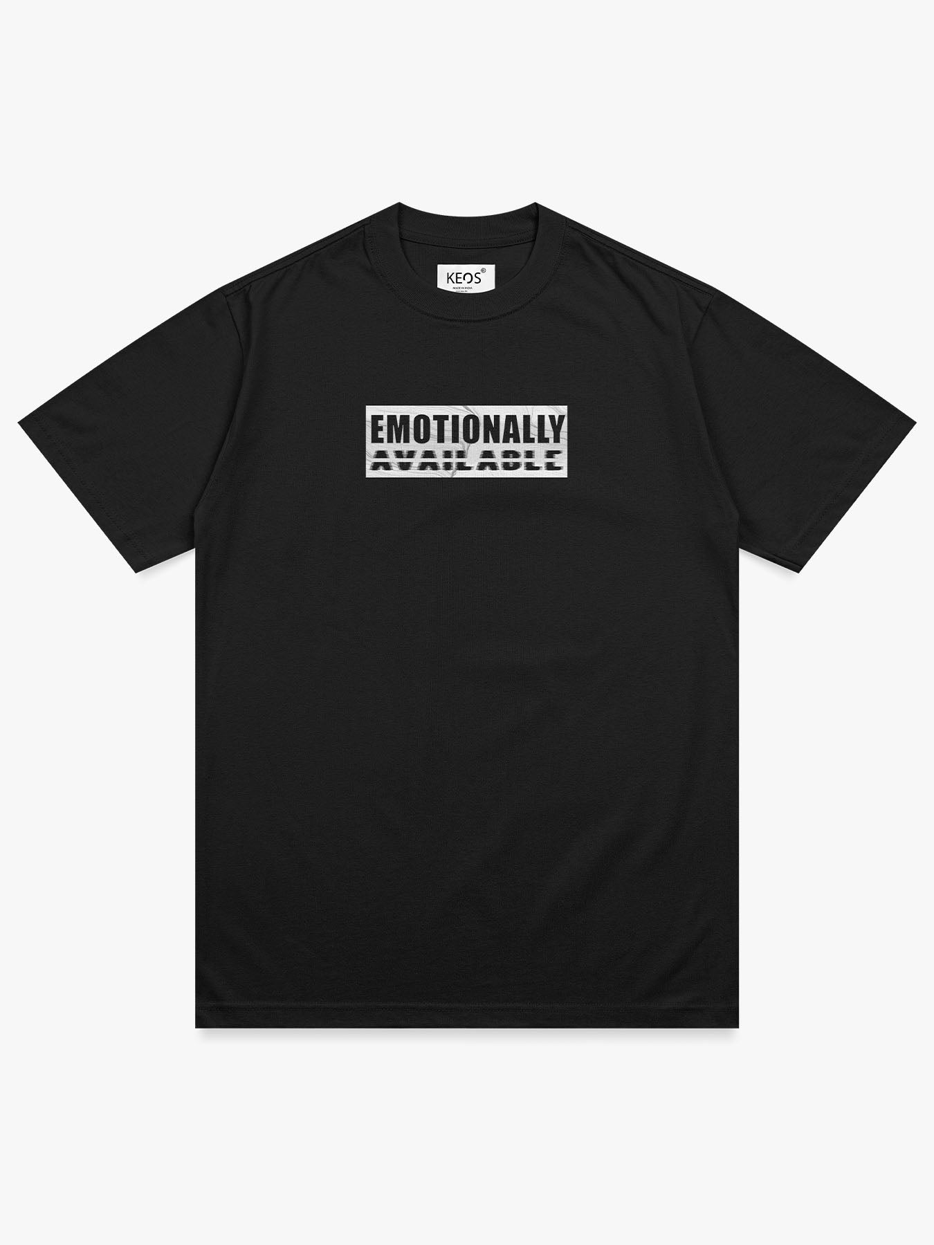 Organic Cotton Graphic T-Shirt – Emotionally Unavailable | Regular Fit