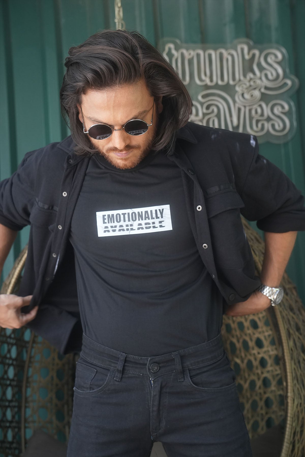 Organic Cotton Graphic T-Shirt – Emotionally Unavailable | Regular Fit
