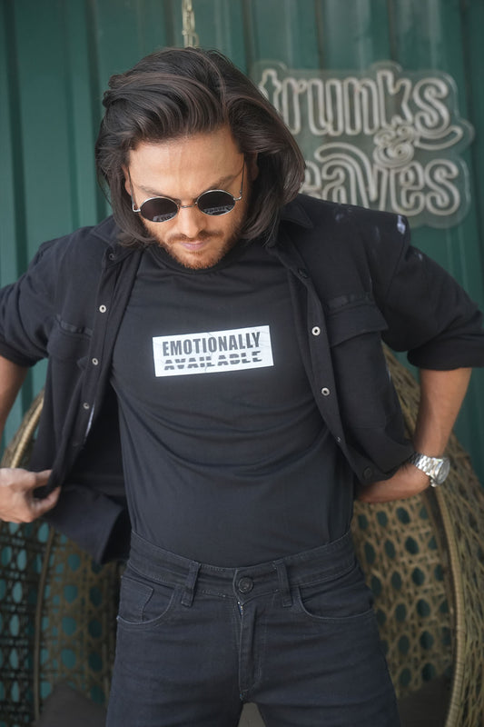 Organic Cotton Graphic T-Shirt – Emotionally Unavailable | Regular Fit