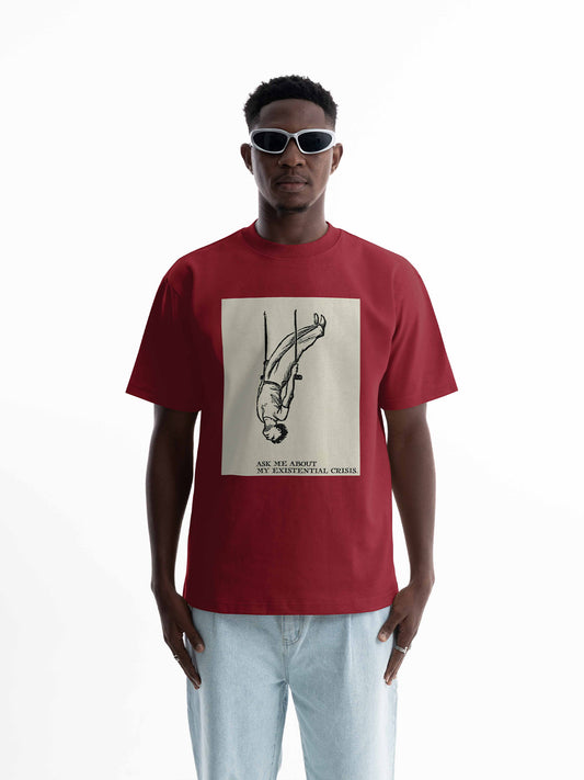 Organic Cotton Graphic T-Shirt – “Existential crisis” | Regular Fit
