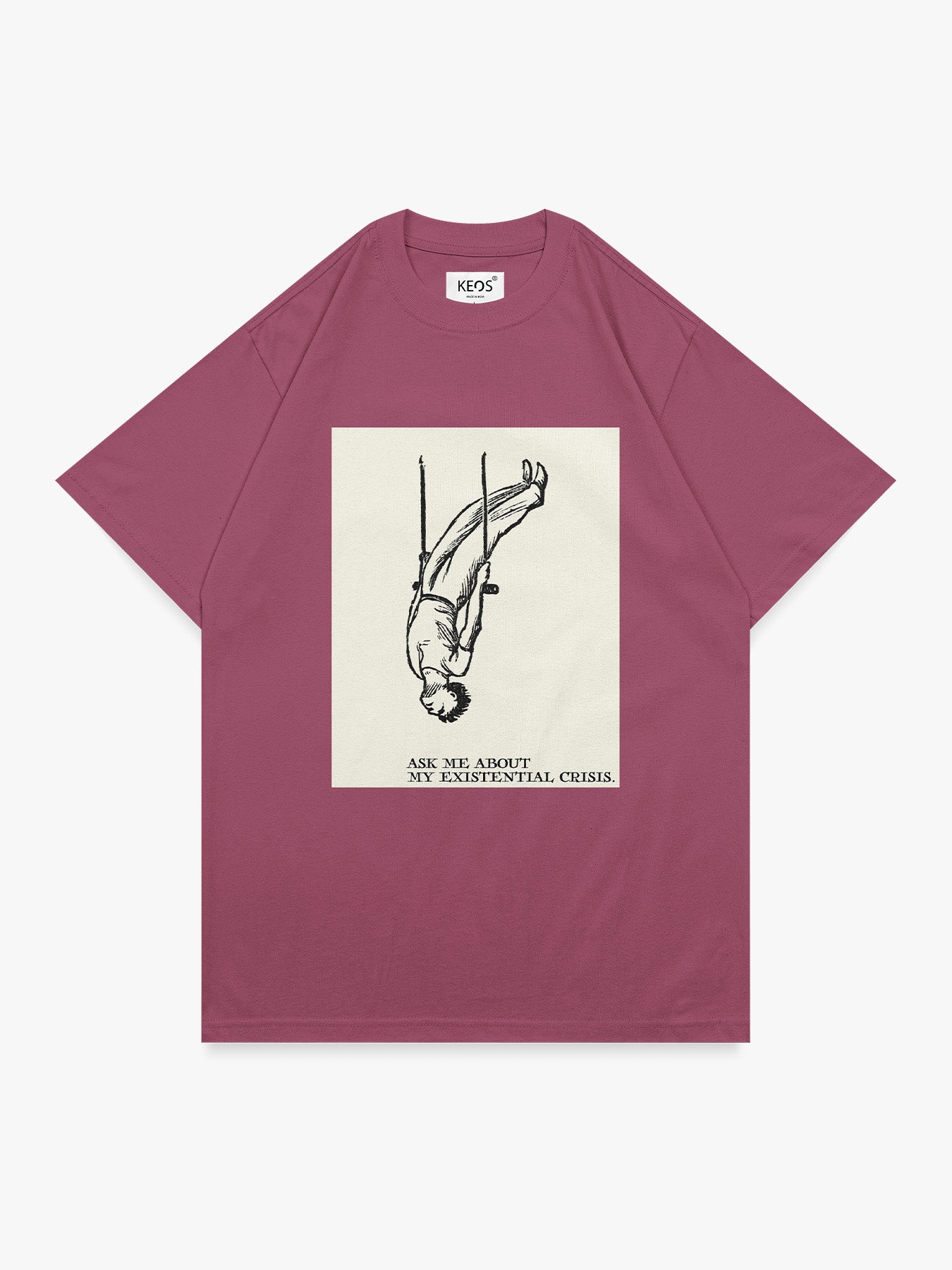Organic Cotton Graphic T-Shirt – “Existential crisis” | Regular Fit
