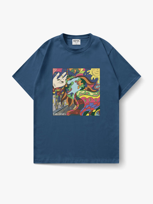 Organic Cotton Graphic T-Shirt – Fantasies | Regular Fit