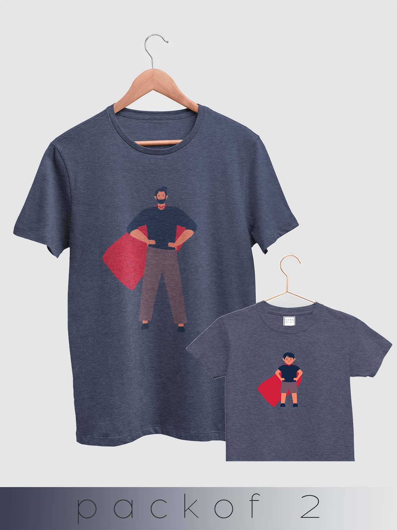 Mini & Me Like Father Like Son- Pack of 2 - keos.life