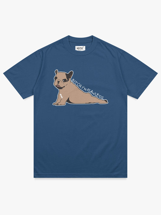 Organic Cotton Graphic T-Shirt – “Bitch I’m Flawless.” | Regular Fit