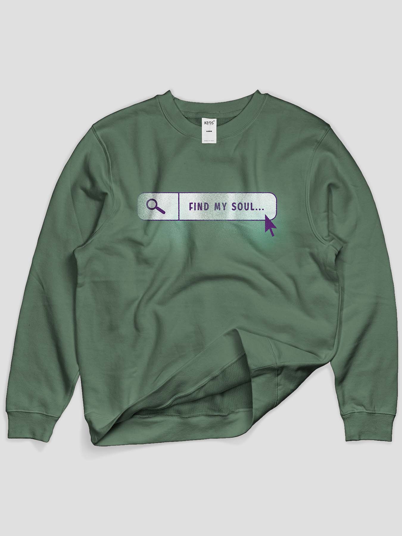Find My Soul Graphic Sweatshirt - keos.life