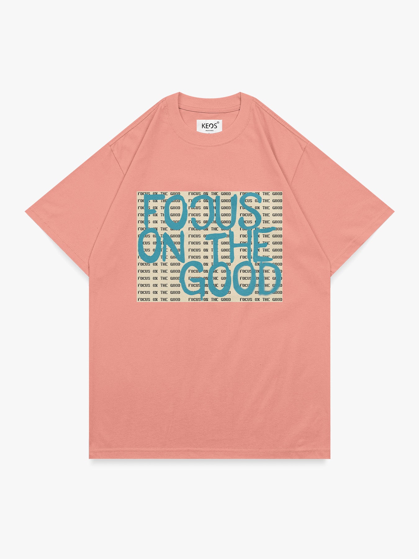 Organic Cotton Graphic T-Shirt – “Focus on the good.” | Regular Fit