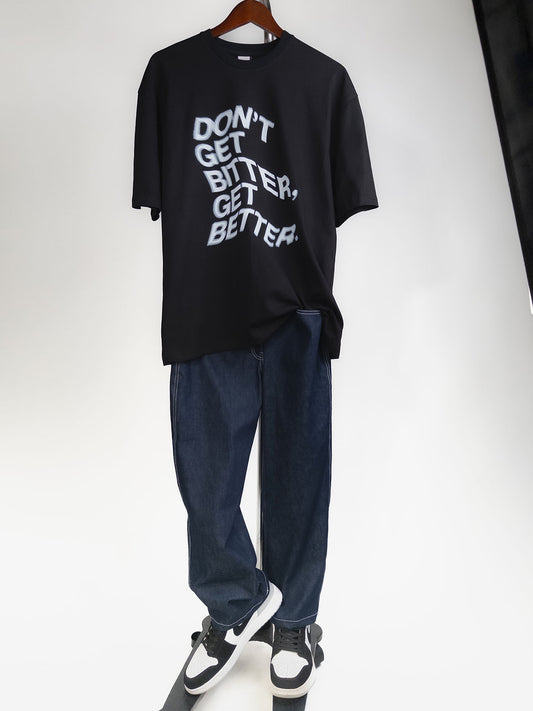 Organic Cotton Graphic T-Shirt – Get Better | Oversized Fit