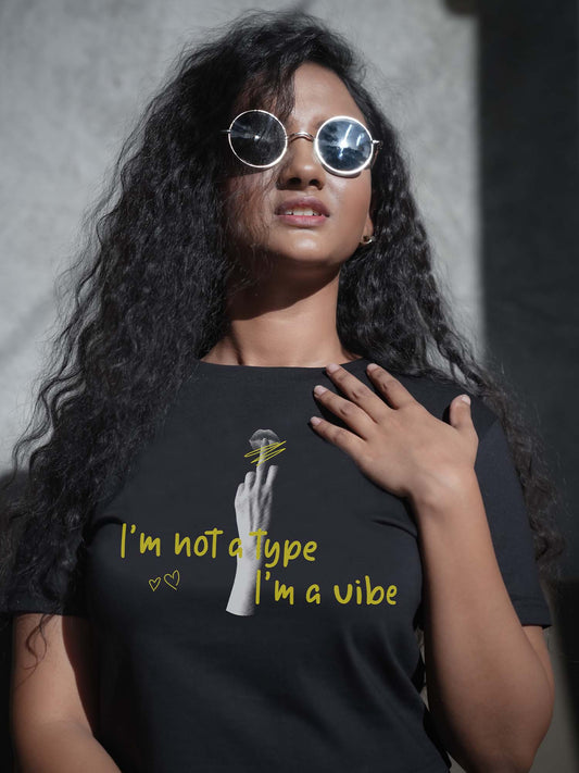 I Am A Vibe Organic Cotton Crop Top - keos.life