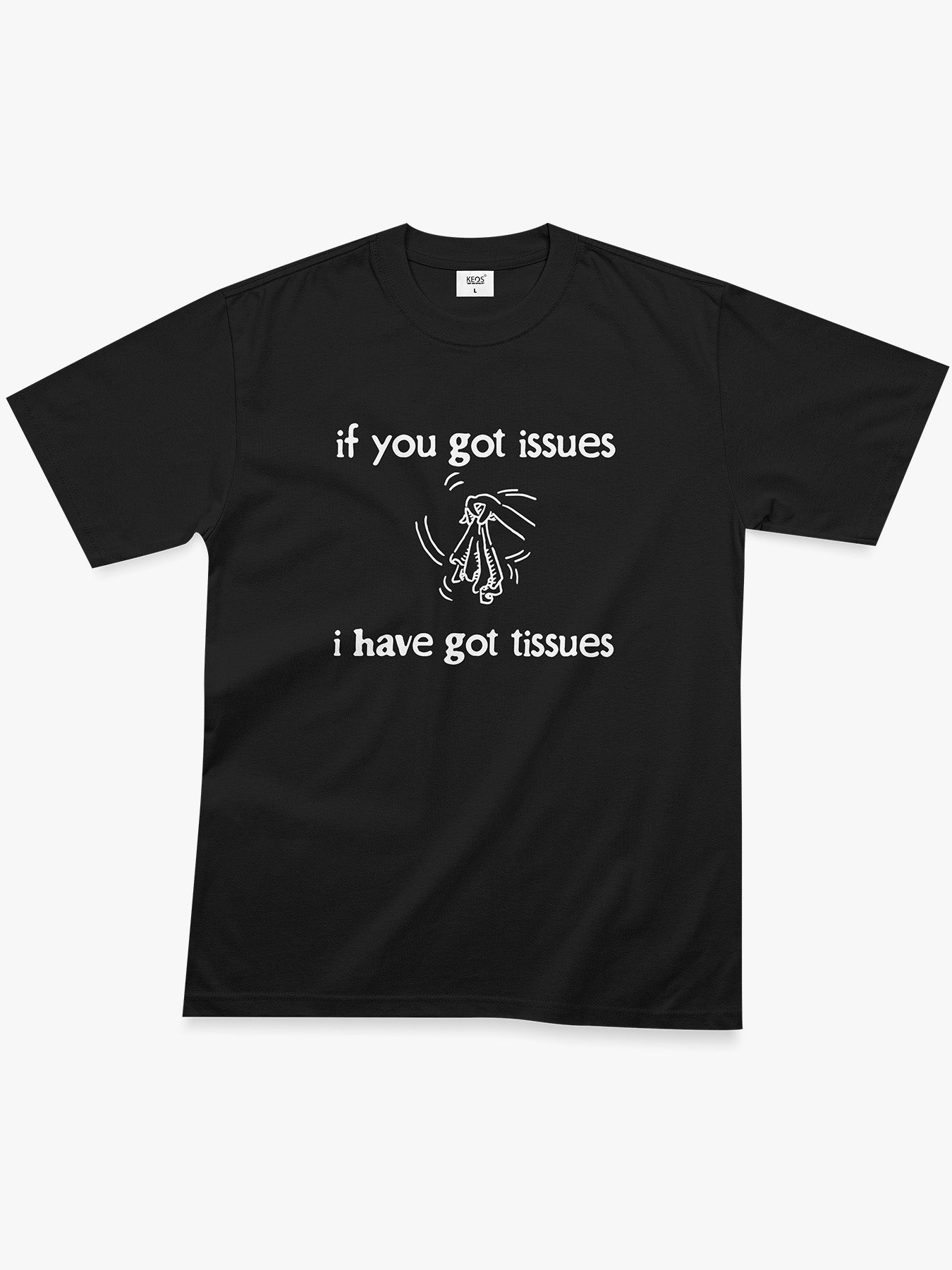 Organic Cotton Graphic T-Shirt – Tissues for Issues | Regular Fit