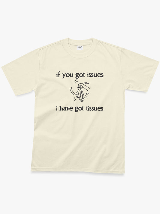 Organic Cotton Graphic T-Shirt – Tissues for Issues | Regular Fit