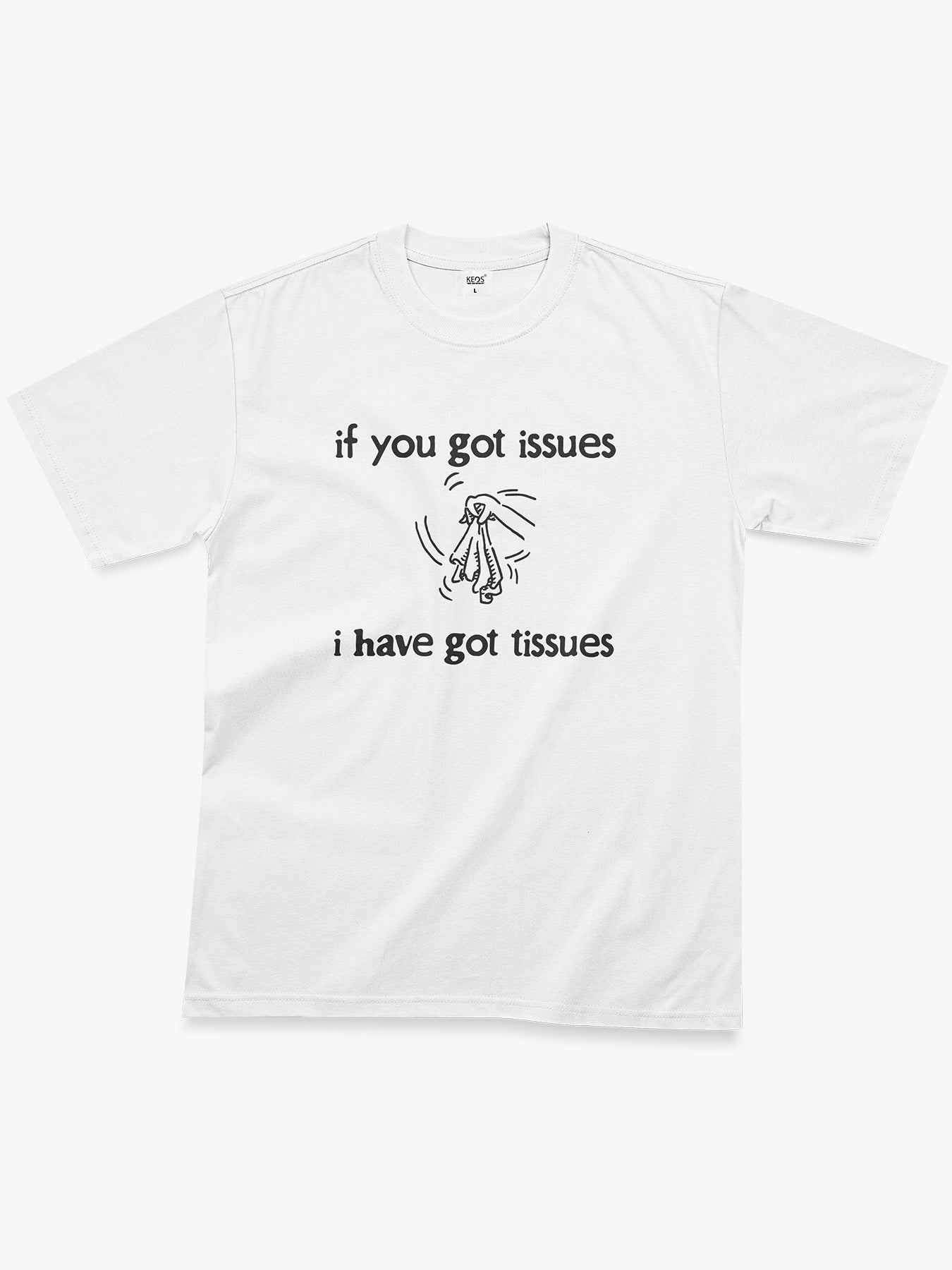 Organic Cotton Graphic T-Shirt – Tissues for Issues | Regular Fit