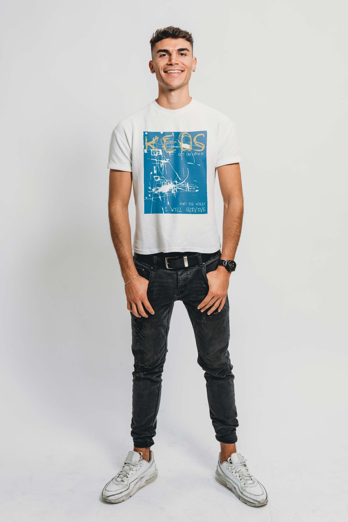 Organic Cotton Graphic T-Shirt – I will survive. | Regular Fit