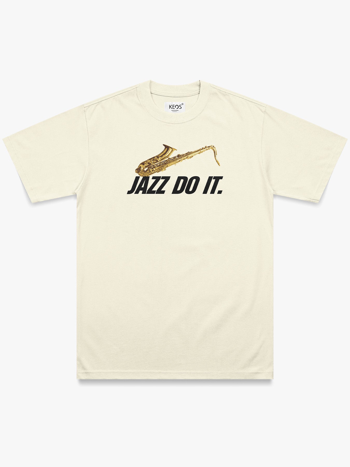 Organic Cotton Graphic T-Shirt – “Jazz Do It” | Regular Fit