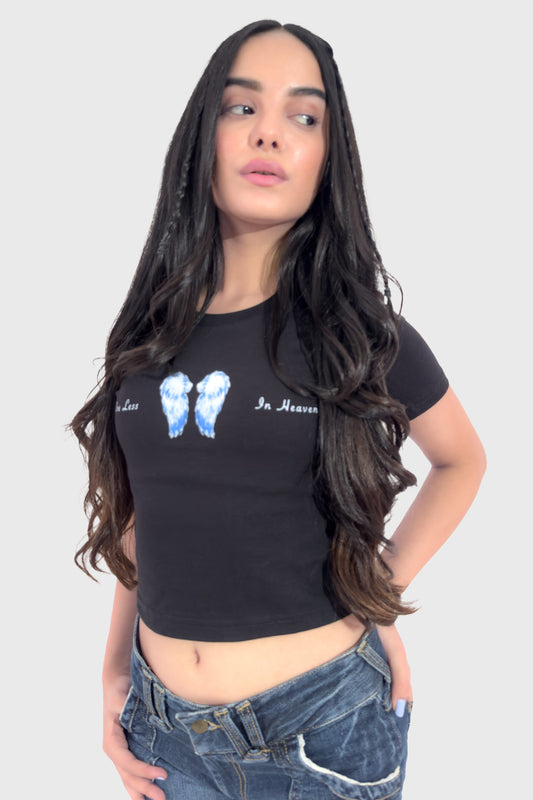 Angel Organic Cotton Crop Top - keos.life
