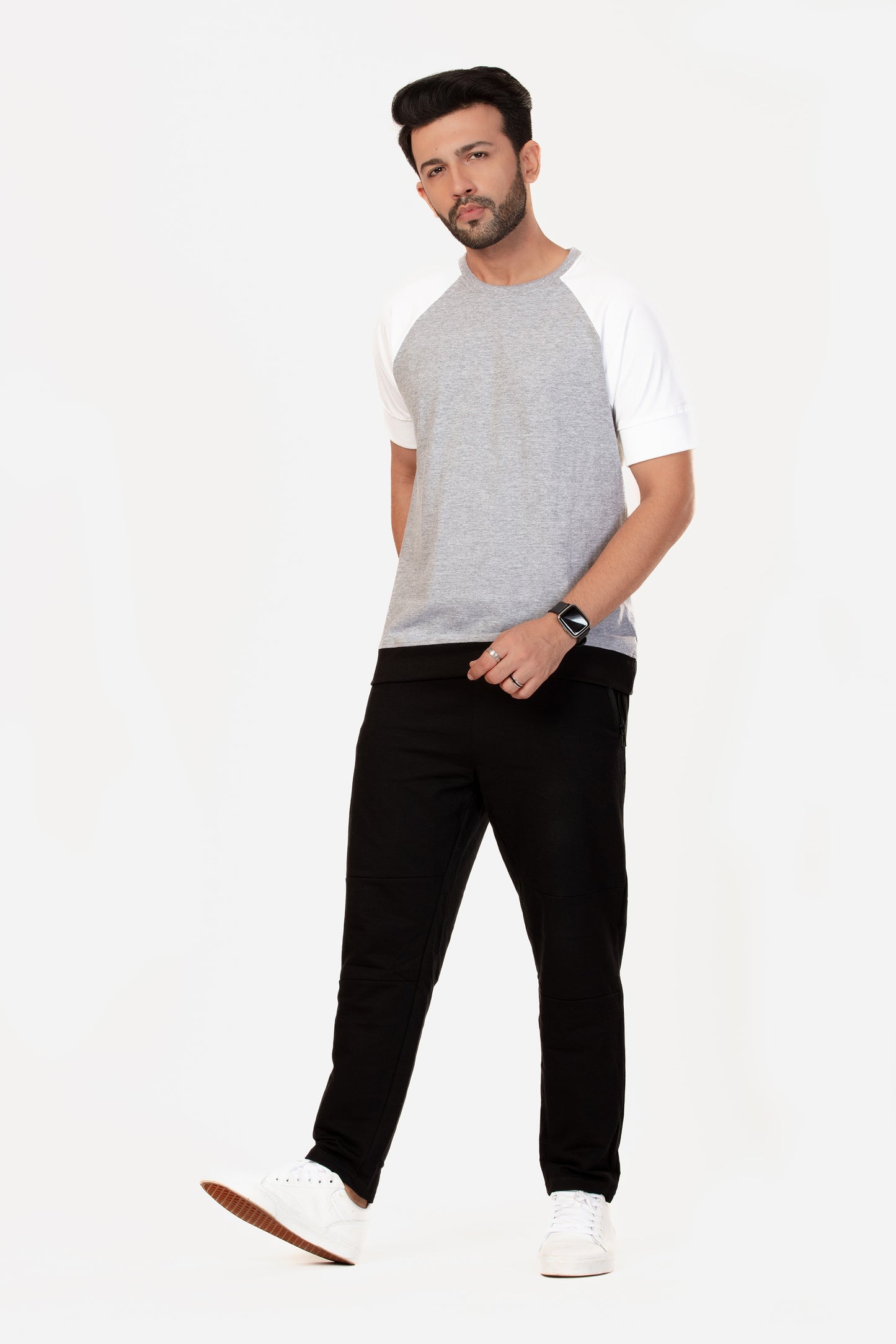 Colour Block Organic Cotton T-shirt