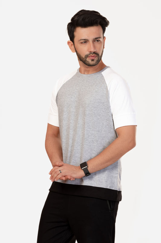 Colour Block Organic Cotton T-shirt