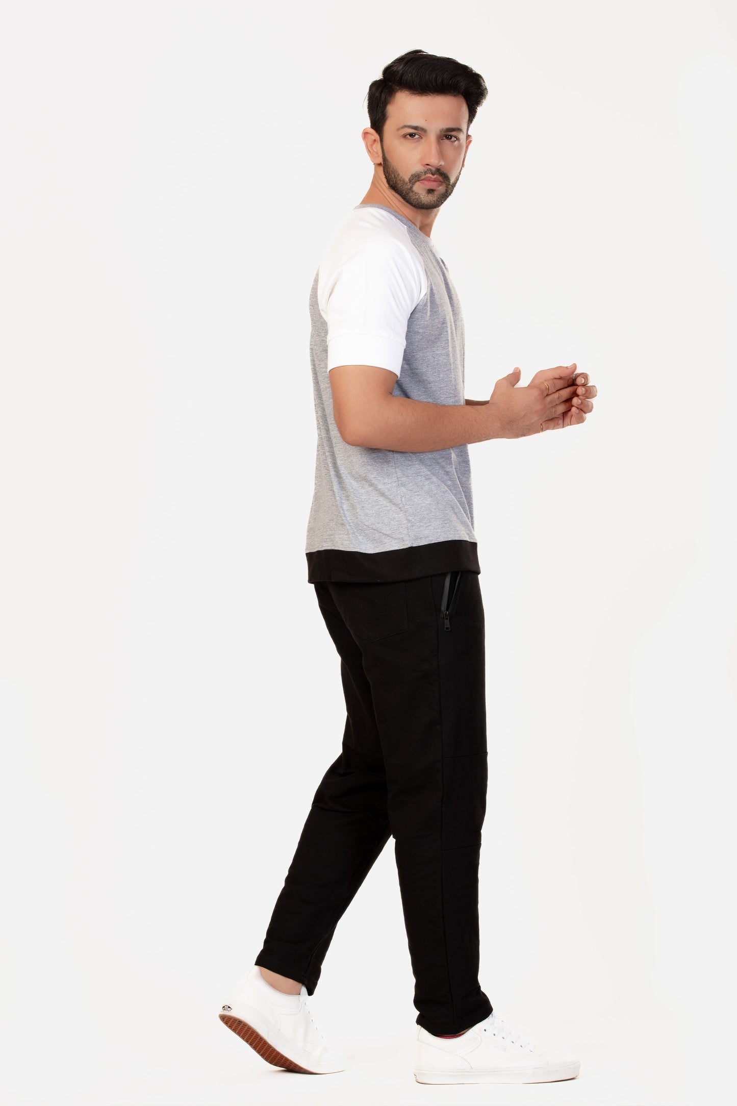 Colour Block Organic Cotton T-shirt