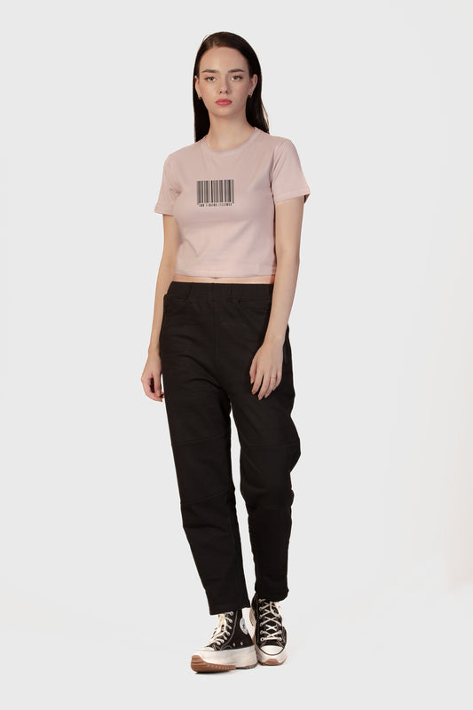 Don't Catch Feelings Organic Cotton Crop Top - keos.life